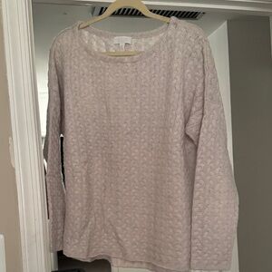 White Label Women's Cream Cashmere Sweater Top